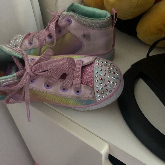 Twinkle Toes Light Up Girls Shoes - Picture 6 of 7